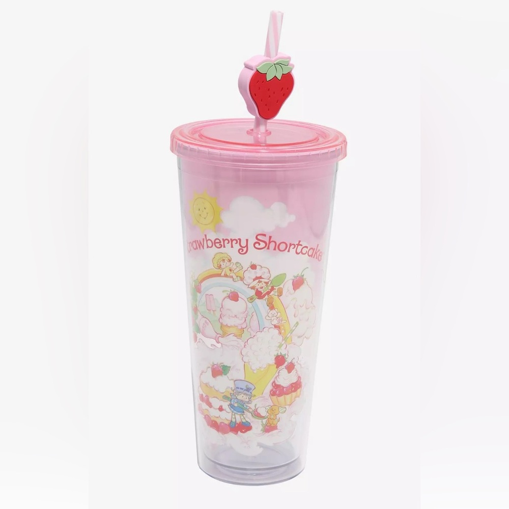 Strawberry Shortcake Desserts Acrylic Travel Tumbler